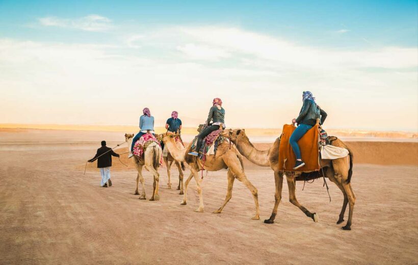 Quad biking and camel riding in the AGAFAY DESERT